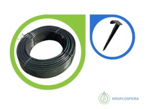 Zestaw Linia kroplująca Multibar PC D-16 | 44mil | 2.1L/h | 0.33m 100M ze szpilkami 100 sztuk